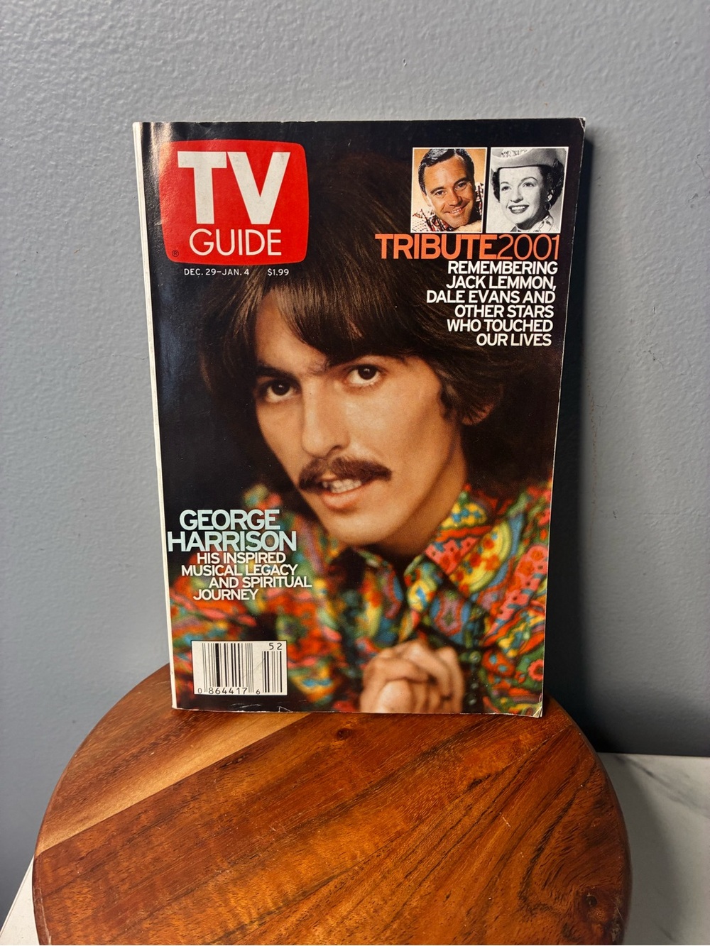 TV Guide George Harrison Tribute Issue Dec 29 2001 Jan 4 2002
